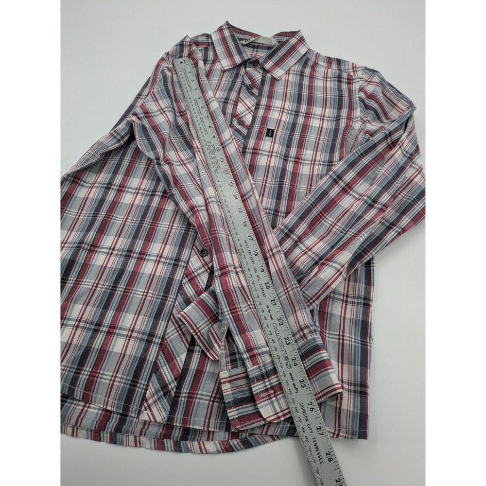 Travis Mathew Button-Up Men's Size Medium Red Gra… - image 5